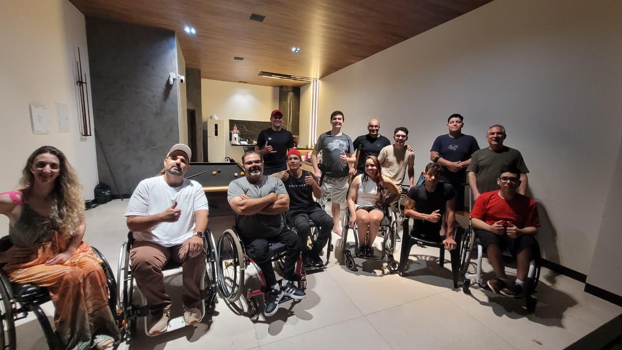 Confraternização dos atletas