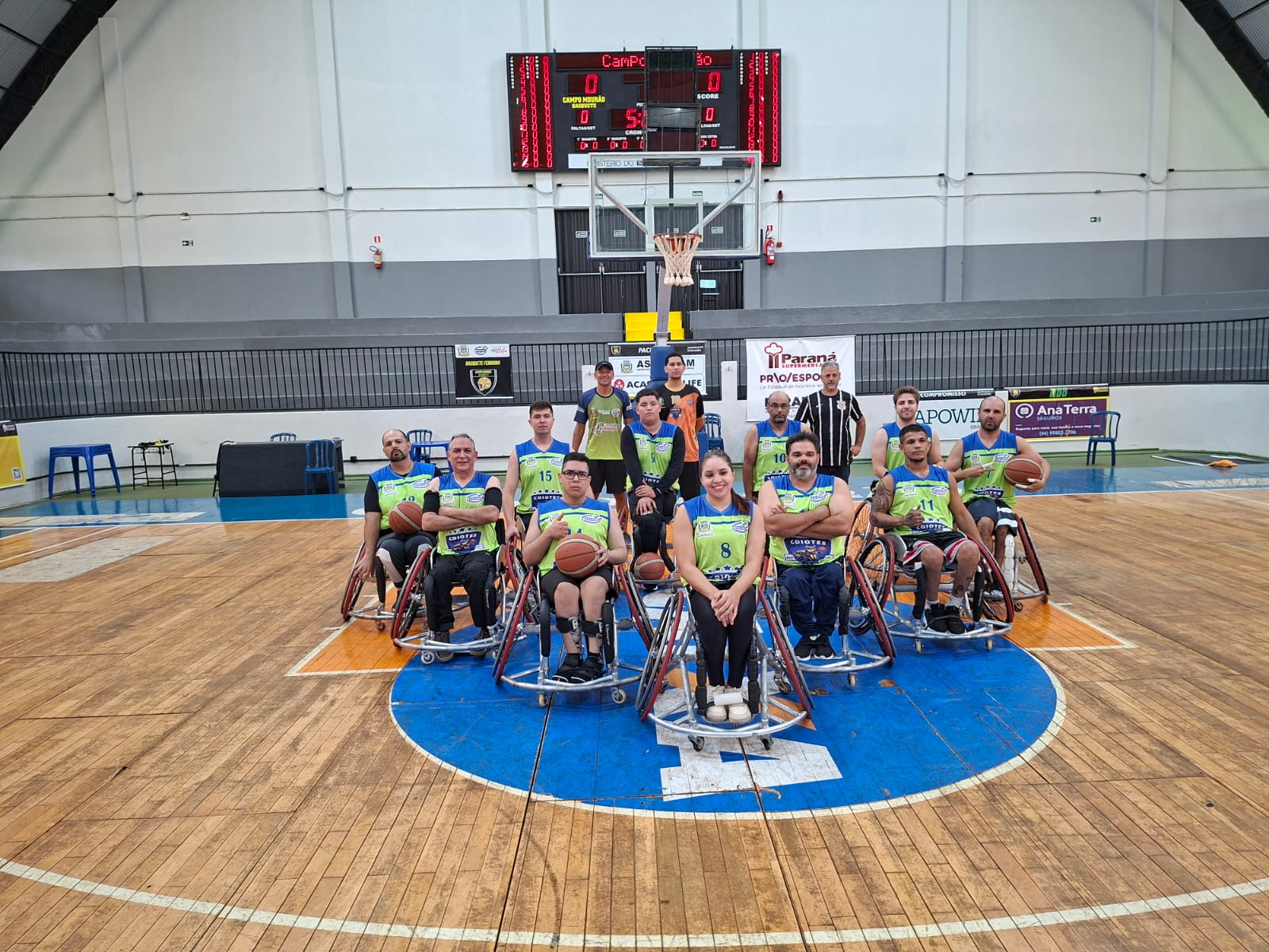 Equipe Coiotes Basquete sobre Rodas