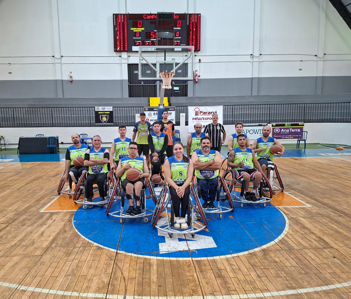Equipe Coiotes Basquete sobre Rodas